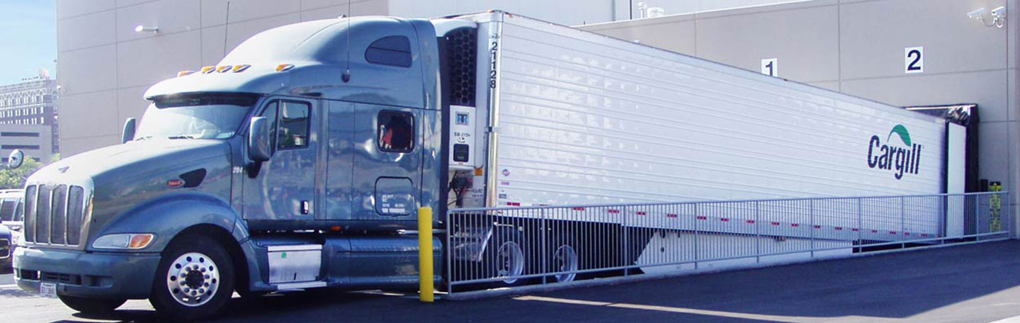 Semi-truck with trailer